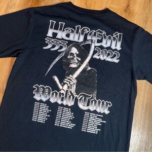 Half Evil 333 Grim Reaper 2022 Rare Live On Tour T Shirt Adult 2XL Double Sided